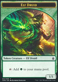 (image for) Elf Druid Token (011)